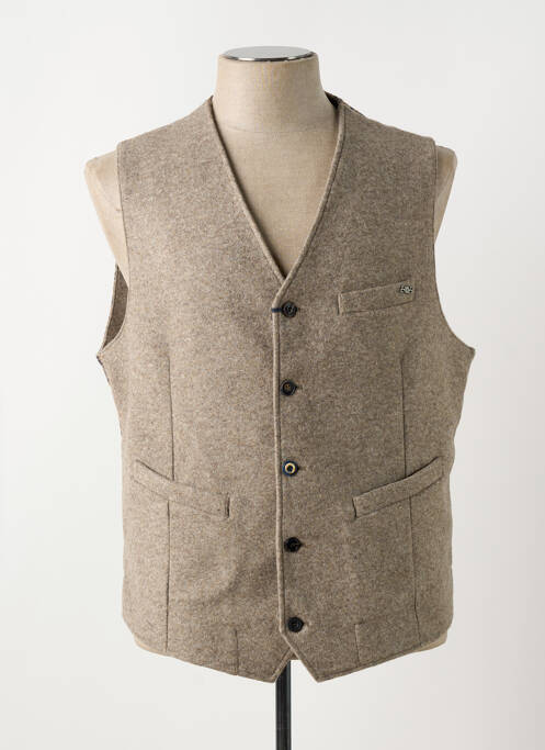 Vestă fără mâneci maro BOB bărbat