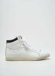 Adidași material neted toc plat până la 3 cm alb BA&SH femeie