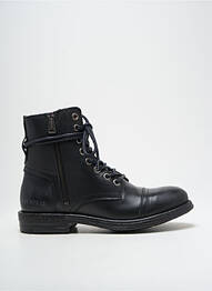 Botine/ghete material neted toc mic negru REPLAY homme