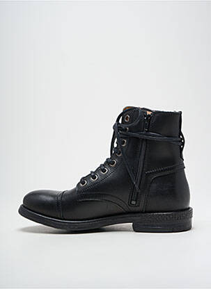 Botine/ghete material neted toc mic negru REPLAY bărbat