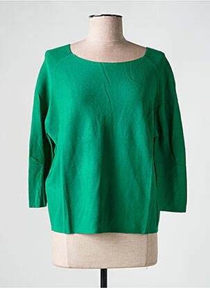 Pulover decolteu bărcuță mâneci 3/4 verde MOLLY BRACKEN femeie