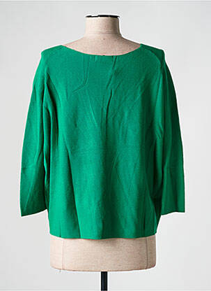 Pulover decolteu bărcuță mâneci 3/4 verde MOLLY BRACKEN femeie