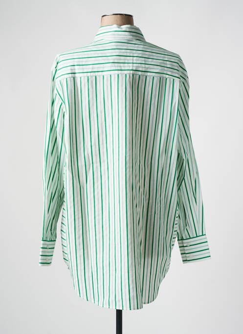 Tunică mâneci lungi verde DESIGUAL femeie