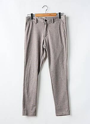 Pantalon drept croială dreaptă bej JACK & JONES bărbat