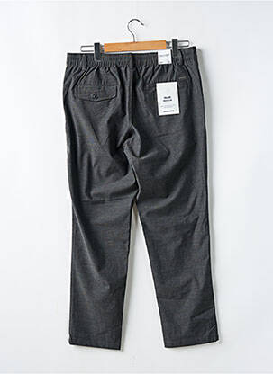 Pantalon drept croială dreaptă talie înaltă gri JACK & JONES bărbat