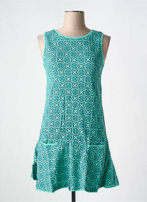 Rochie scurtă fără mâneci fără mâneci albastru BAMBOO'S femeie