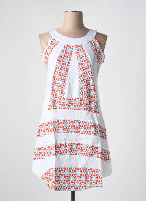 Rochie midi alb BAMBOO'S femeie