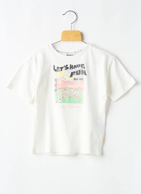Tricou alb GARCIA fată