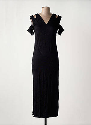 Rochie lungă negru BAMBOO'S femeie