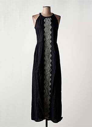 Rochie lungă negru BAMBOO'S femeie