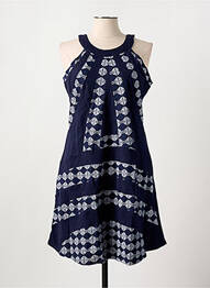 Rochie midi imprimeu fantezie fără mâneci albastru SINOE BY BAMBOO'S femme