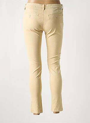 Pantalon chino talie joasă talie joasă bej REIKO femeie