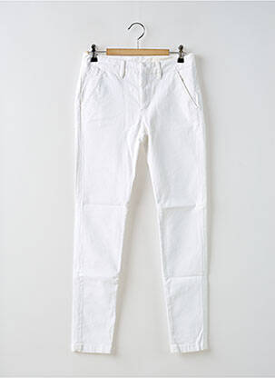 Pantalon chino alb REIKO femeie