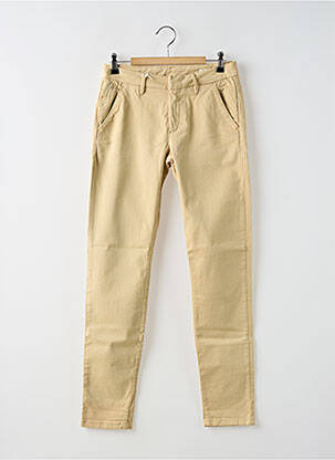 Pantalon chino talie joasă talie joasă bej REIKO femeie