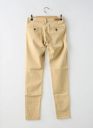 Pantalon chino talie joasă talie joasă bej REIKO femeie
