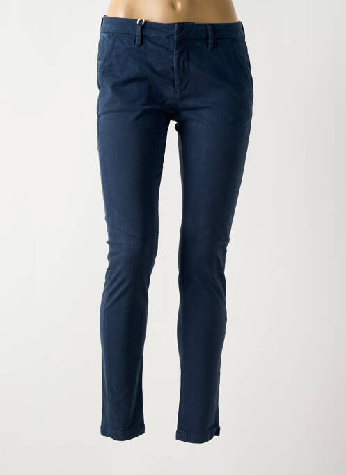 Pantalon slim albastru REIKO femeie