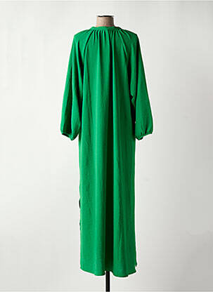 Rochie lungă mâneci lungi mâneci lungi verde COMPAÑIA FANTASTICA femeie