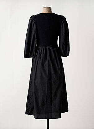 Rochie midi mâneci 3/4 mâneci 3/4 negru KAFFE femeie