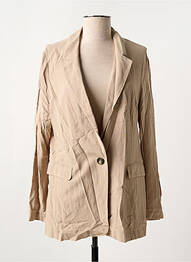 Jachete casual guler tip costum bej TIFFOSI femeie