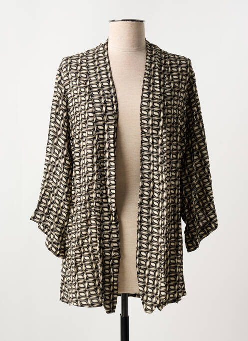 Vestă cu mâneci lungi maro SEE THE MOON femeie