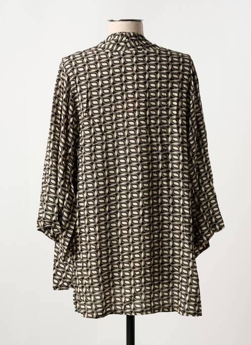 Vestă cu mâneci lungi maro SEE THE MOON femeie