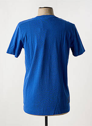 Tricou croială cambrată mâneci scurte albastru GARCIA bărbat
