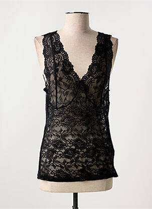 Top negru CREAM femeie