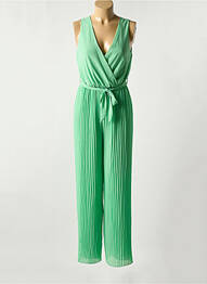 Salopetă-pantalon croială fluidă fără mâneci verde TIFFOSI femme