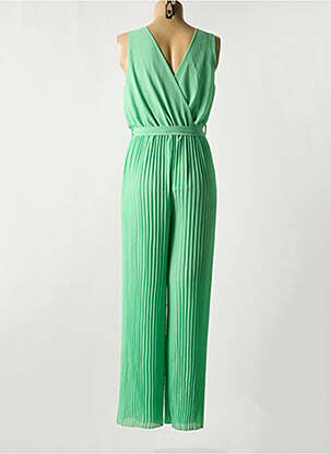 Salopetă-pantalon croială fluidă fără mâneci verde TIFFOSI femeie