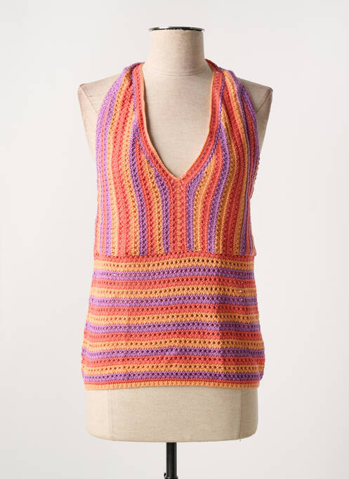 Top portocaliu C'EST BEAU LA VIE femeie