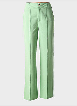 Pantalon drept elasticitate mărime normală verde TIFFOSI femeie