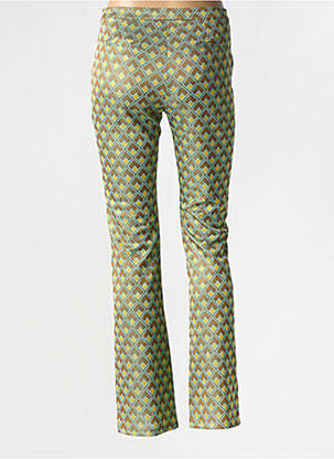 Pantalon slim mărime normală mărime normală verde SEE THE MOON femeie