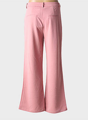 Pantalon larg țesătură poplin mărime normală roz COMPAÑIA FANTASTICA femeie