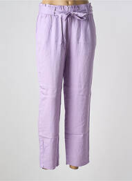 Pantalon drept croială morcov mărime normală violet TOM TAILOR femeie