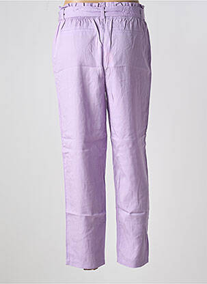 Pantalon drept croială morcov mărime normală violet TOM TAILOR femeie