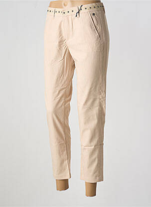 Pantalon 7/8 elasticitate mărime normală bej FREEMAN T.PORTER femeie
