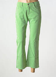 Pantalon 7/8 elasticitate mărime normală verde FREEMAN T.PORTER femeie