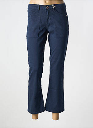 Pantalon 7/8 elasticitate mărime normală albastru CREAM femeie