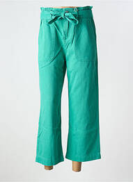 Pantalon 7/8 talie elastică mărime normală verde C'EST BEAU LA VIE femme