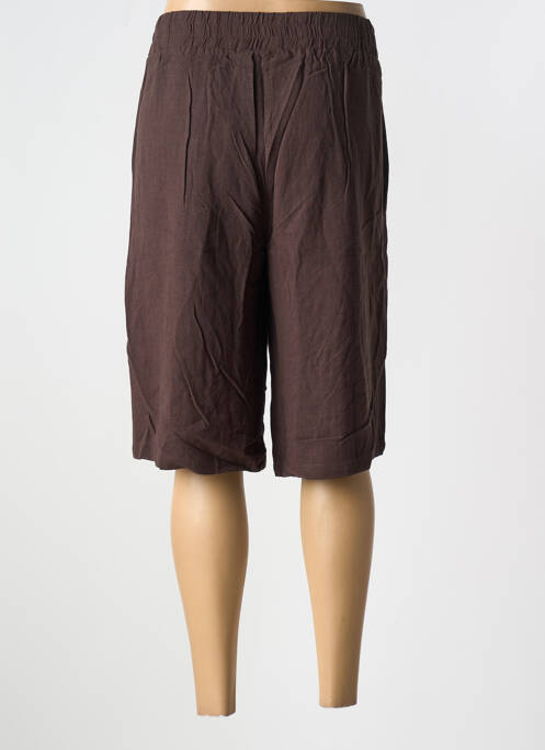 Pantalon trei sferturi maro FRANSA femeie