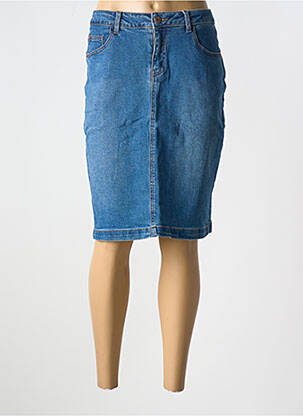 Fustă midi albastru CREAM femeie