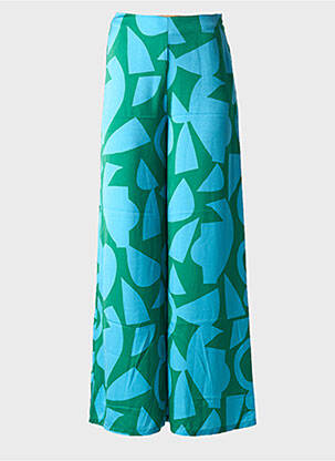 Pantalon larg albastru COMPAÑIA FANTASTICA femeie