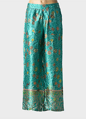 Pantalon larg verde CREAM femeie