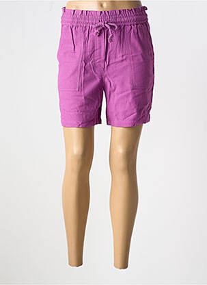 Șort țesătură denim mărime normală violet C'EST BEAU LA VIE femeie