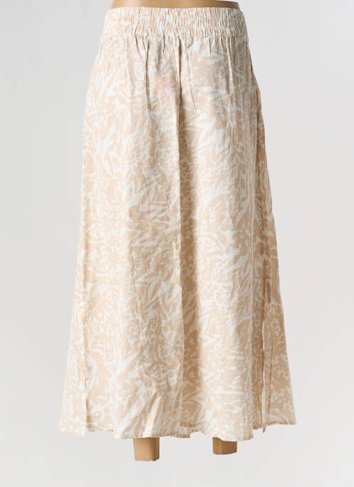 Fustă lungă bej FRANSA femeie