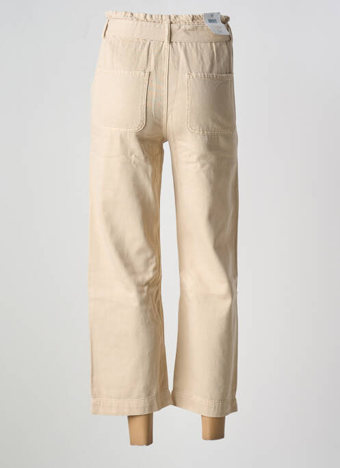 Blugi cu croială dreaptă bej C'EST BEAU LA VIE femeie