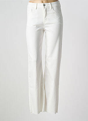 Pantalon drept alb ONADO femeie