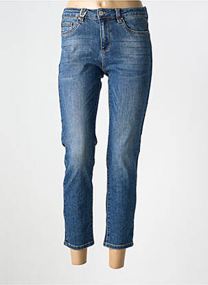 Blugi cu croială slim albastru R.DISPLAY femeie