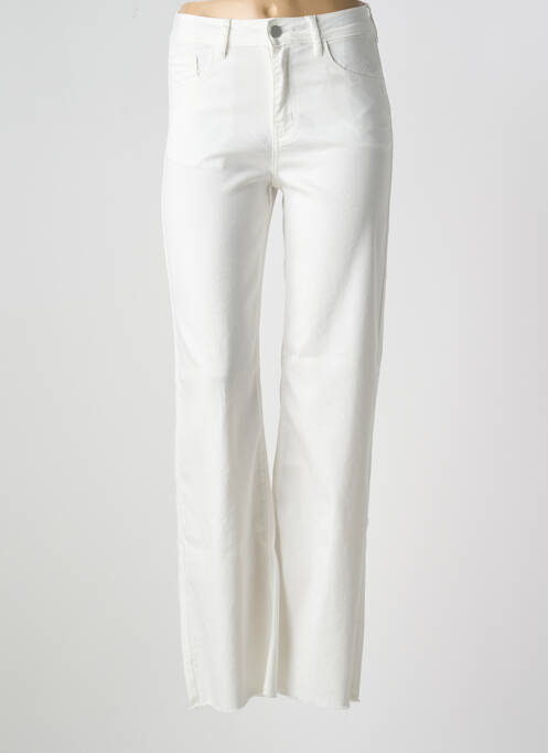 Pantalon drept alb ONADO femeie