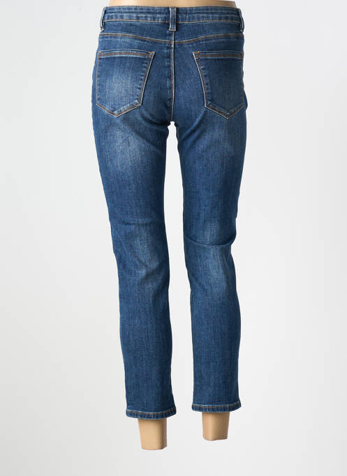 Blugi cu croială slim albastru R.DISPLAY femeie
